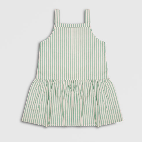 Green STRIPED Dress